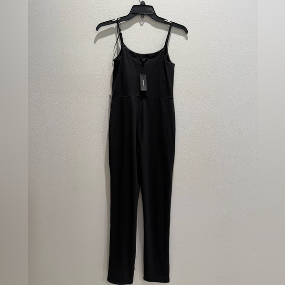 NWT Express Body Contour Square Neck Legging Jumpsuit - Picture 3 of 3